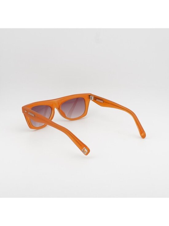 Jacquemus PINA JAC/58 C3 Sunglasses Orange Cat Eye Frame, Violet Lenses main image 7